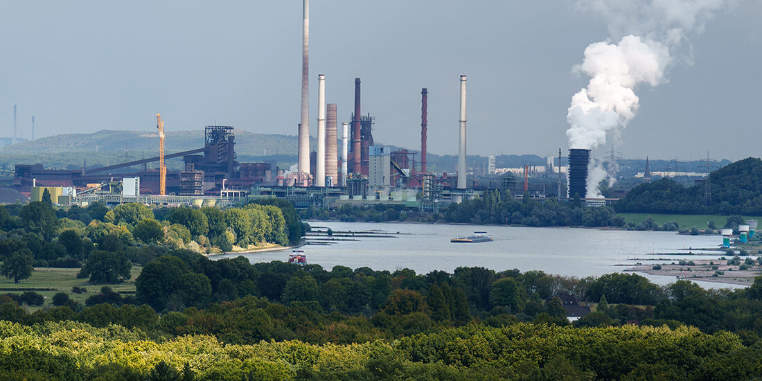 Rhein bei Duisburg